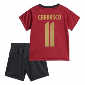 Prima Maglia Carrasco 11 Belgio Euro 2024 Bambino